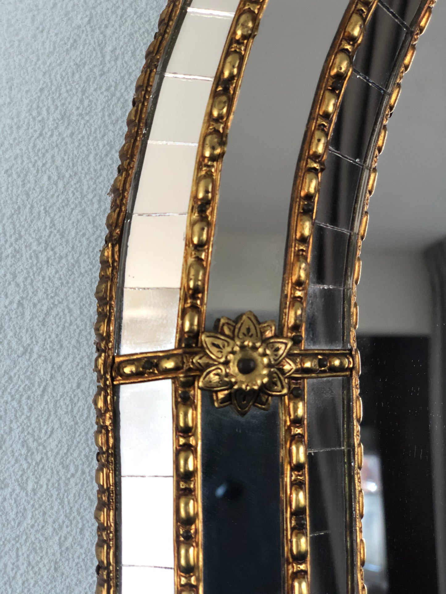 Spanish Venetian Handcrafted Full Length Mirror 1980s