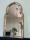 Spanish Venetian Handcrafted Full Length Mirror Hollywood Regency 1980s