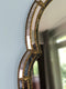 Spanish Venetian Handcrafted Full Length Mirror Hollywood Regency 1980s