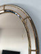 Spanish Venetian Oval Mirror Hollywood Regency 1980s