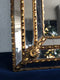 Spanish Venetian Square Mirror Hollywood Regency 1980s