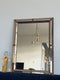 Spanish Venetian Square Mirror Hollywood Regency 1990s