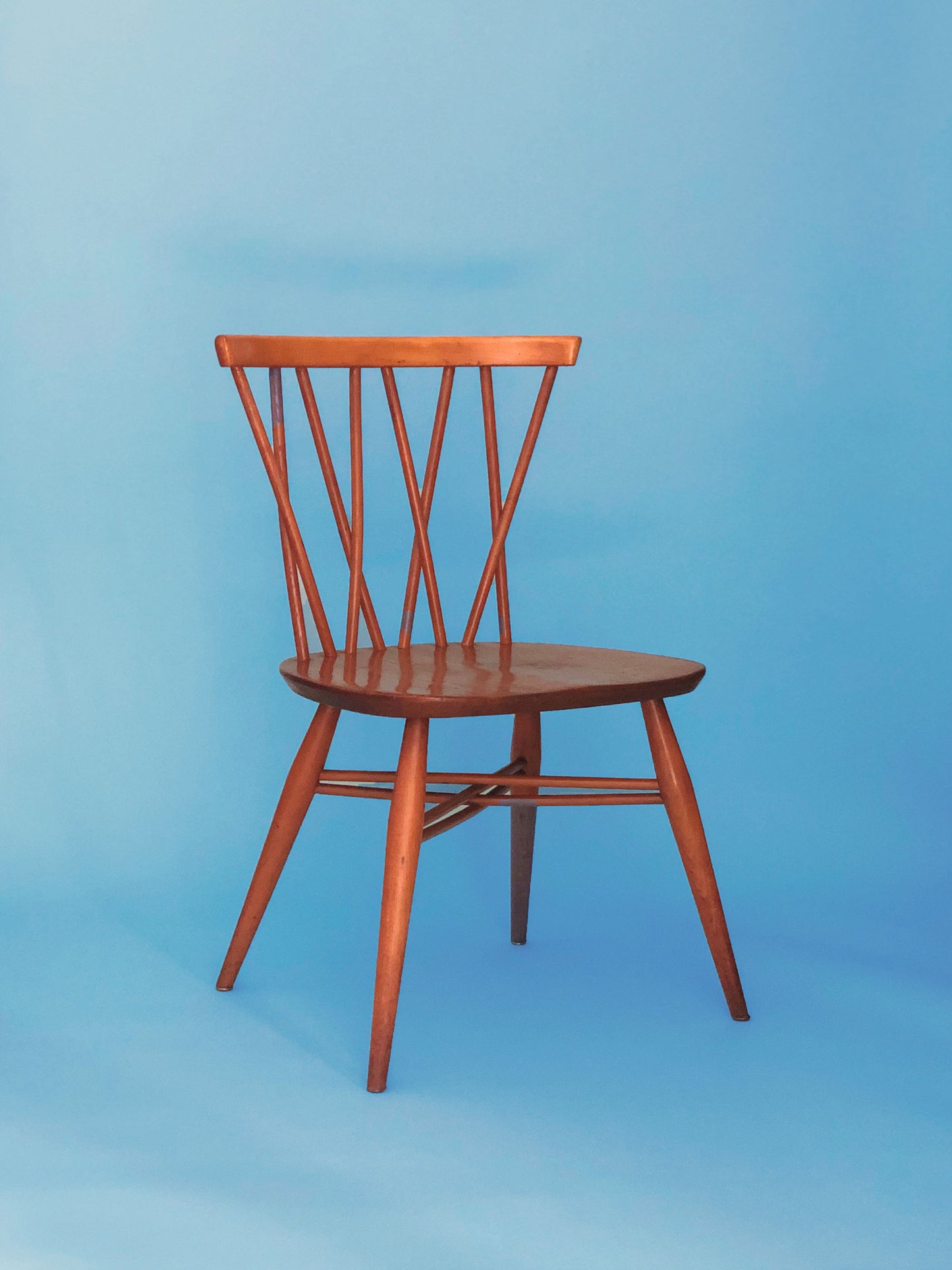 Set of 2 Candlestick Chairs by Lucian Ercolani for Ercol