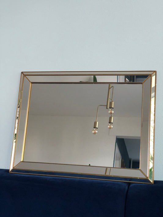 Vintage Deknudt Design Mirror 1970s