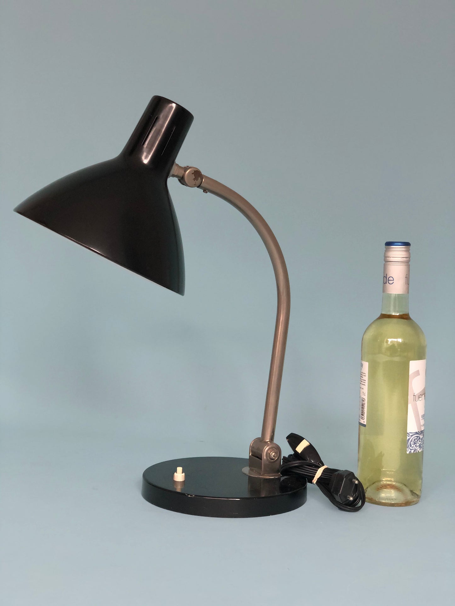 Vintage Metal Desk Lamp, Design Busquet For Hala Zeist, Model no. 31