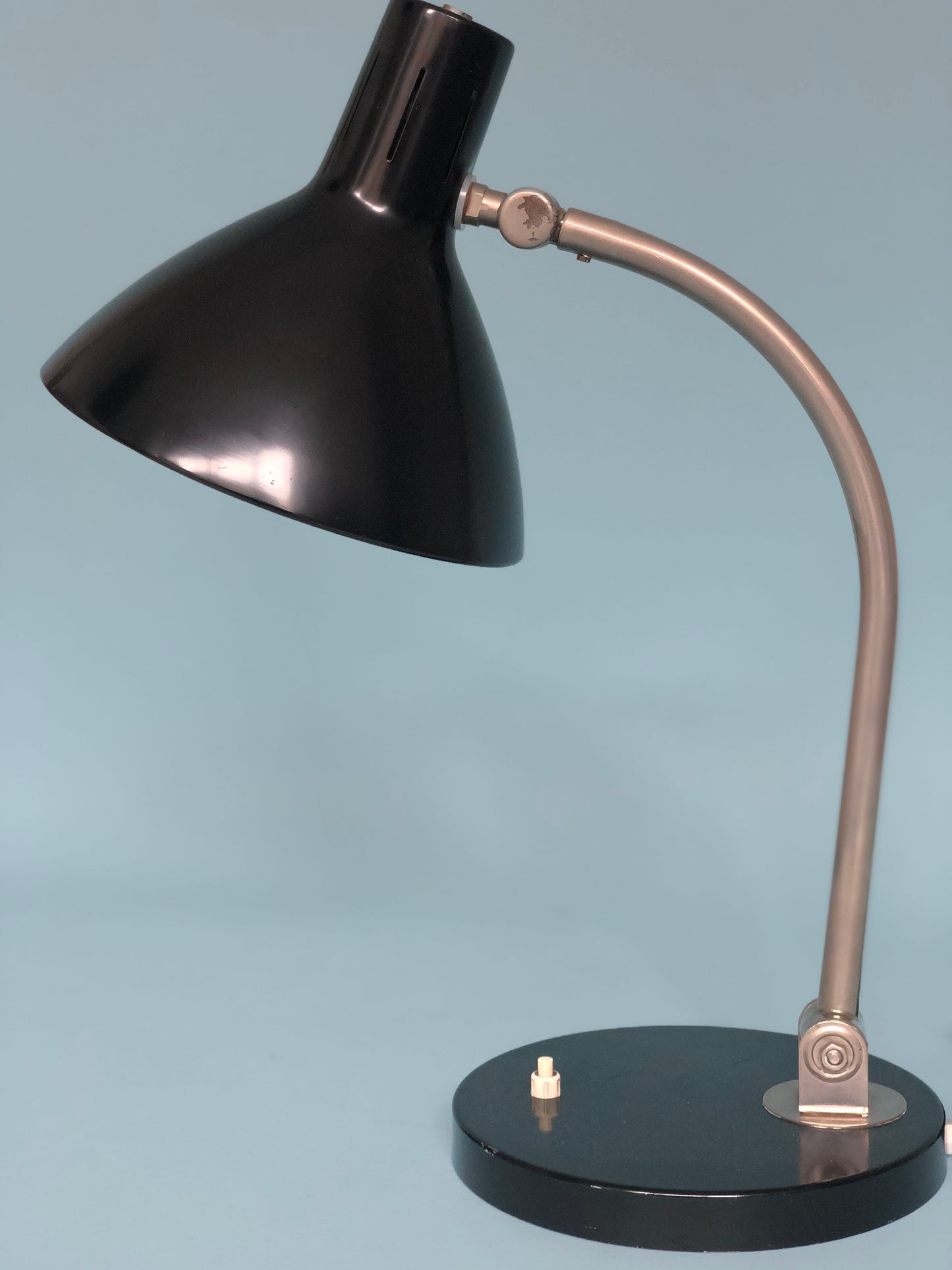 Vintage Metal Desk Lamp, Design Busquet For Hala Zeist, Model no. 31